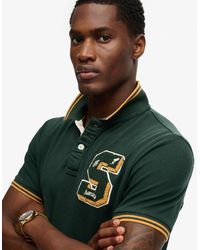 Superdry - & Co Vintage Athletic Patch Polo Shirt - Lyst