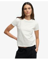 Superdry - & Co Essential Logo Fitted T-shirt - Lyst