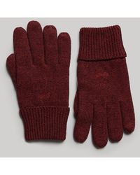 Superdry - & Co Classic Ribbed Vintage Logo Gloves - Lyst