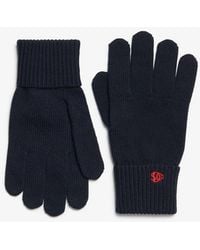 Superdry - Logo Knitted Gloves - Lyst