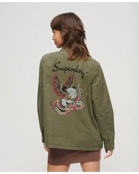 Superdry - Classic Embellished St Tropez M65 Military Jacket - Lyst