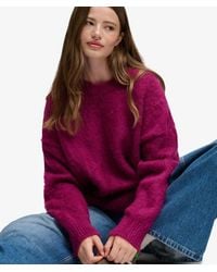 Superdry - & Co Slouchy Brushed Knit Jumper - Lyst