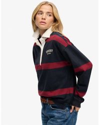 Superdry - Heritage Stripe Rugby Top - Lyst