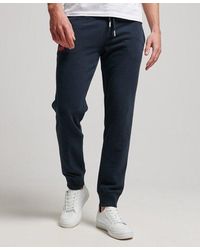Superdry - Vintage Logo Embroidered Unbrushed joggers - Lyst