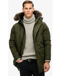 Superdry - Everest Faux Fur Parka Jacket - Lyst