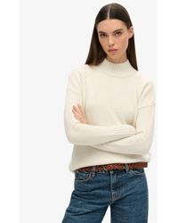 Superdry - & Co Classic Essential Mock Neck Jumper - Lyst