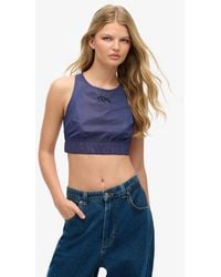Superdry - & Co Limited Edition Sdx Reflective Crop Top - Lyst