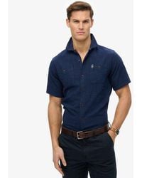 Superdry - & Co The Merchant Store - Short Sleeve Textured Shirt - Lyst
