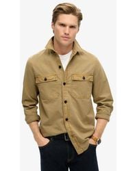 Superdry - Military Overhemd Met Lange Mouwen - Lyst