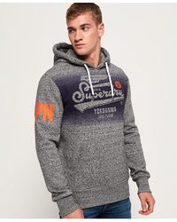 Superdry - High Flyers Hoodie Flint Grit - Lyst