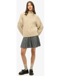 Superdry - & Co Vintage Pleated Mini Skirt - Lyst