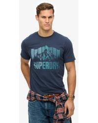 Superdry - & Co Mountain Rainbow T-shirt - Lyst