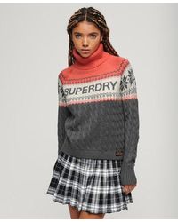 Superdry - Classic Knitted Aspen Ski Knit Jumper - Lyst