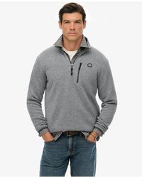 Superdry - Storm Fleece Half Zip Jumper - Lyst