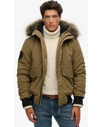 Superdry - Hooded Everest Puffer Bomber Jacket - Lyst