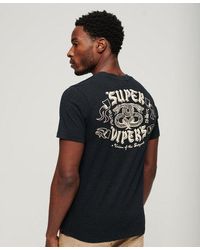 Superdry - Imprimé t-shirt graphique retro rocker - Lyst