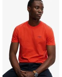 Superdry - & Co Essential Stacked Logo Embroidered T-shirt - Lyst
