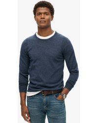 Superdry - & Co Merino Crew Jumper - Lyst
