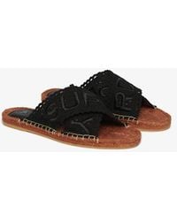 Superdry - & Co Espadrille Cross Strap Sliders - Lyst