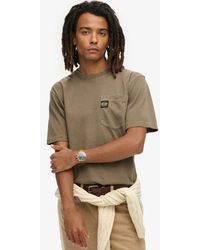 Superdry - & Co Contrast Stitch Pocket T-shirt - Lyst