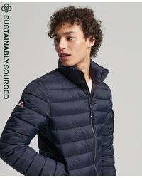 Superdry - Fuji Bomber Jacket Eclipse - Lyst