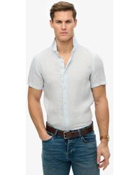 Superdry - & Co Embroidered Vacation Linen Shirt - Lyst
