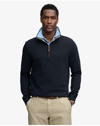 Superdry - & Co Essential Pique Half Zip - Lyst
