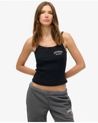 Superdry - Athletic Essentials Cami Top Slanke Pasvorm - Lyst