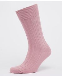 Superdry Core Ribbed Socks - Pink
