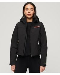 Superdry - Hooded Soft Shell Trekker Jacket - Lyst
