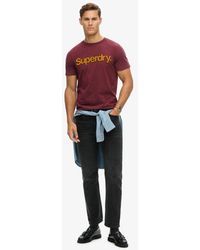 Superdry - & Co Classic Core Logo Shadow T-shirt - Lyst