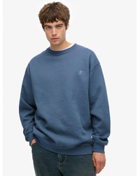 Superdry - Blank Oversized Crew Sweatshirt - Lyst