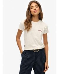 Superdry - & Co Essential Logo Fitted T-shirt - Lyst