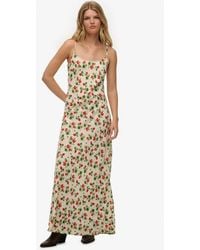 Superdry - & Co Bias Cut Maxi Slip Dress - Lyst