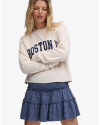 Superdry - & Co Tiered Jersey Mini Skirt - Lyst