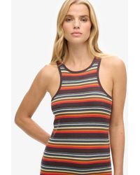 Superdry - & Co Vintage Stripe Racer Dress - Lyst