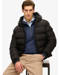 Superdry - Hooded Sports Puffer Jacket - Lyst