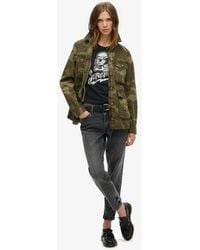 Superdry - & Co Embellished Poster Fitted T-shirt - Lyst
