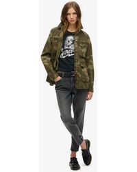 Superdry - & Co Embellished Poster Fitted T-shirt - Lyst