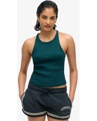 Superdry - & Co Essential Logo Racer Vest Top - Lyst