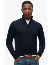 Superdry - Homme Pull En Laine Mérinos À Col Camionneur Taille - Lyst