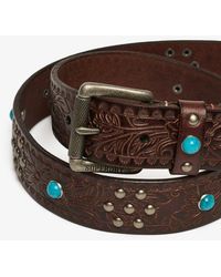 Superdry - & Co Statement Leather Belt - Lyst