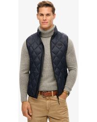 Superdry - Diamond Quilt Fuji Lite Gilet - Lyst