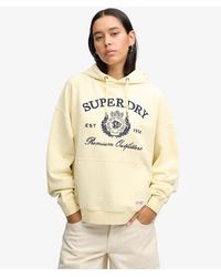 Superdry - & Co Luxe Casual Embroidered Relaxed Hoodie - Lyst