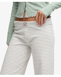 Superdry - & Co Athletic Essentials Stripe Jersey Trousers - Lyst