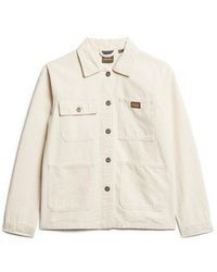 Superdry - & Co Organic Cotton Vintage Chore Jacket - Lyst