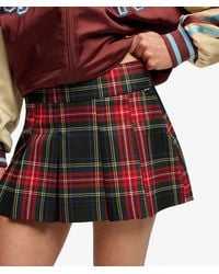 Superdry - Mini Pleated Skort - Lyst