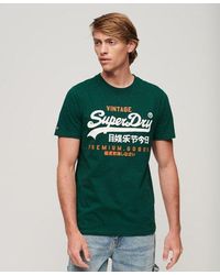 Superdry - Klassiek Heritage T-shirt Met Vintage Logo - Lyst