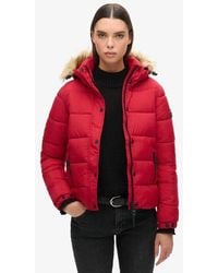 Superdry - Hooded Mid Layer Short Jacket - Lyst