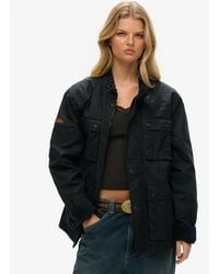 Superdry - The Merchant Store - Oversized Wax Jacket - Lyst